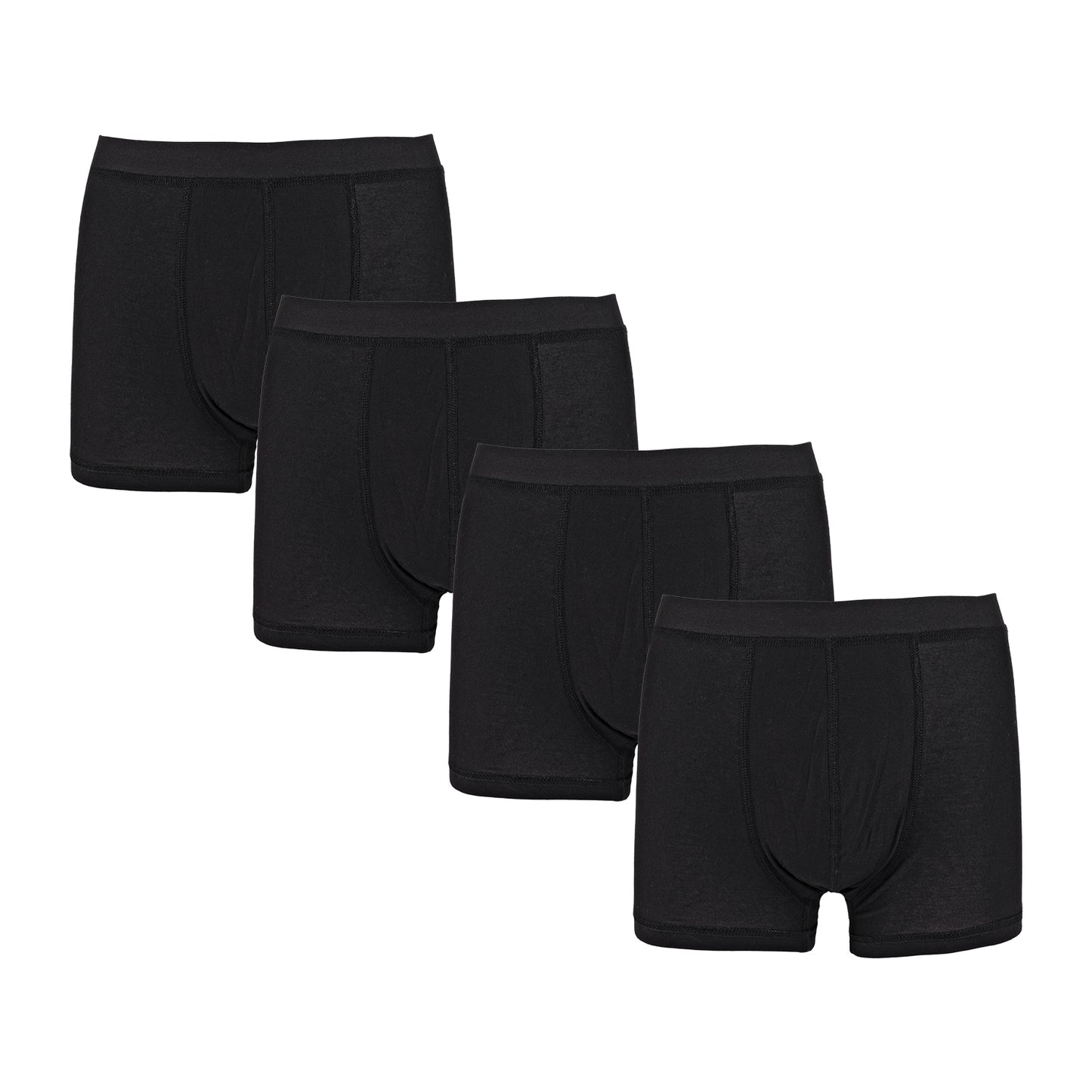 Herren Boxershorts Retroshorts Unterhosen Unterwäsche Baumwolle Schwarz 6/M 7/L 8/XL 9/XXL 10/XXXL 4er / 8er / 12er Pack